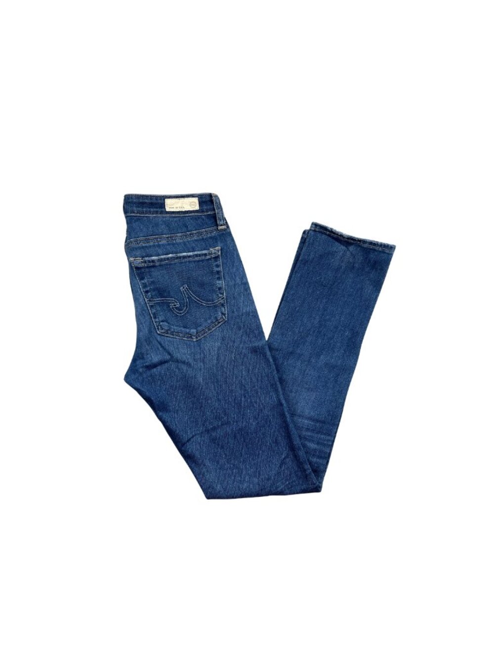 AG Prima Mid Rise Cigarette Jeans Size 29 Made in USA Blue Denim